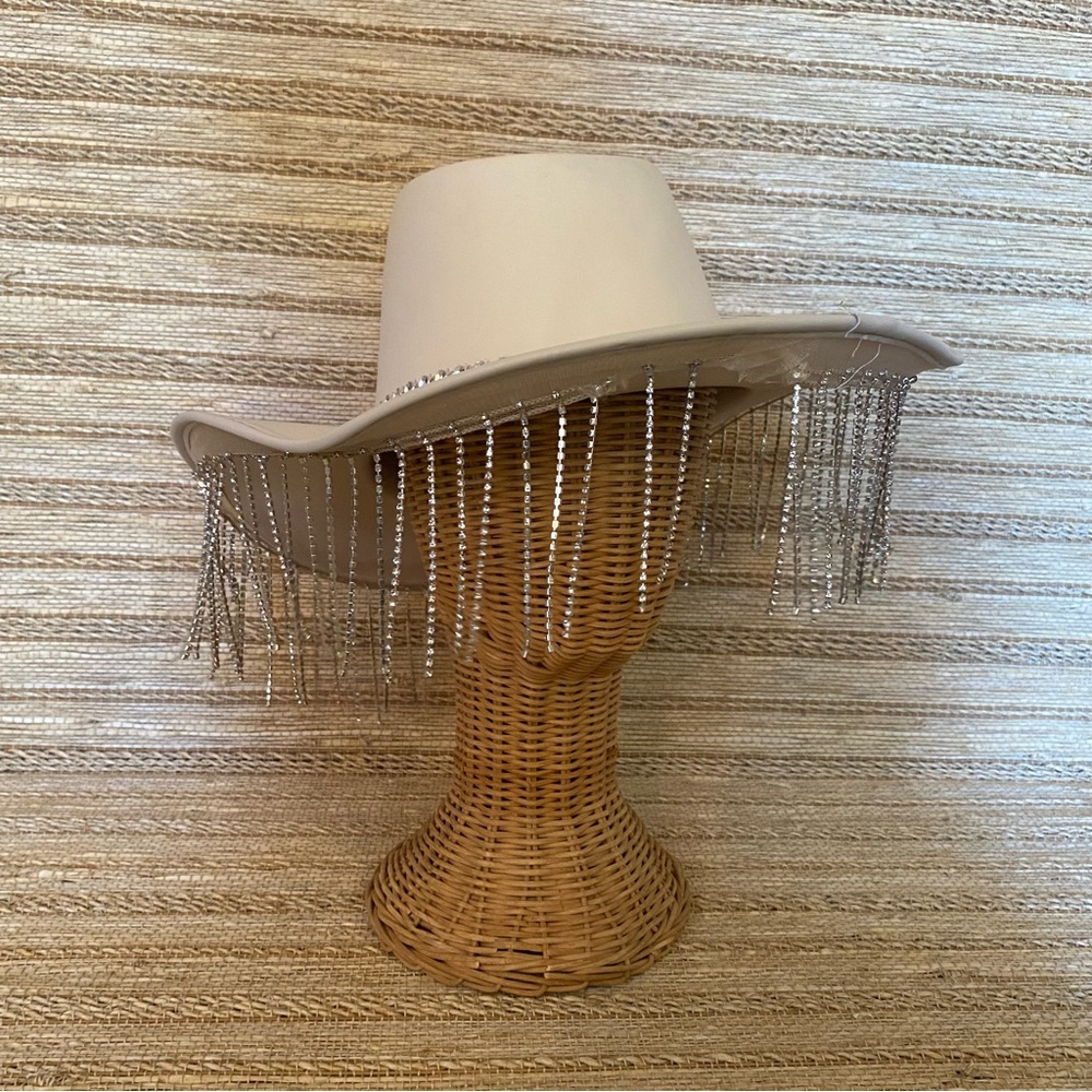 Sparkle Fringe Cowboy/ Cowgirl Hat